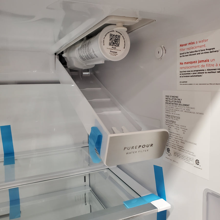 Frigidaire Gallery 22 Cu. Ft. Counter-Depth 4-Door French Door Refrigerator 3SD969 - GRMC2273CD - Scratch & Dent (Moderate)