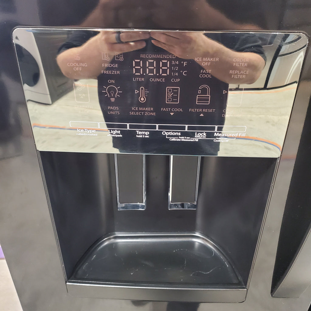 Pictures of Whirlpool 25 cu. ft. French Door Bottom Mount Refrigerator in Black 19SD007 - WRMF3636RB - Scratch & Dent (Minor) - Neu Appliance Outlet - Discount Appliance Outlet in Austin, Tx