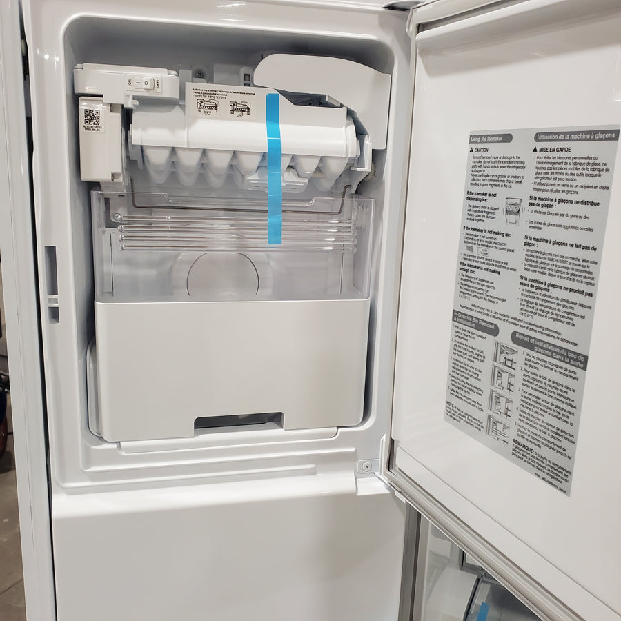 LG 27.8-cu ft 4-Door French Door Refrigerator with Dual Ice Maker in Fingerprint Resistant Steel 22SD025 - LRMXS2806S - Open Box