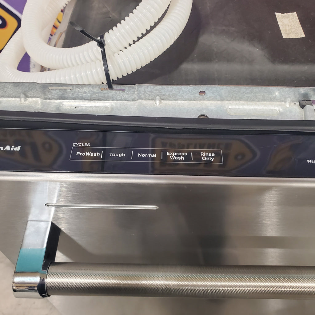 Pictures of KitchenAid 24-in Front Control Built-in Dishwasher With Third Rack ( Stainless Steel with PRINTSHIELD Finish ) - KDFE204KPS - Scratch and Dent (Minor) - Neu Appliance Outlet - Discount Appliance Outlet in Austin, Tx