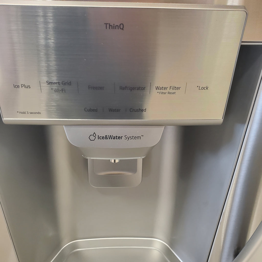 Pictures of LG 27.7-cu ft Smart French Door Refrigerator with Ice Maker (Fingerprint Resistant) ENERGY STAR-LRFS28XBS-Scratch and Dent (Minor) - Neu Appliance Outlet - Discount Appliance Outlet in Austin, Tx