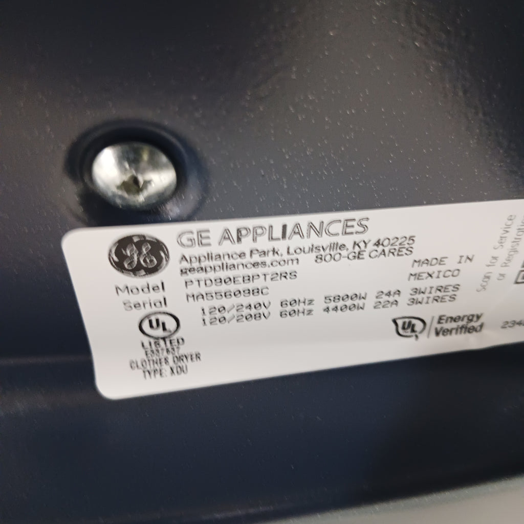 Pictures of GE Profile Energy Star Certified Large Steam Cycle Vented Electric Dryer PTD90EBPTRS - New in Box - Neu Appliance Outlet - Discount Appliance Outlet in Austin, Tx