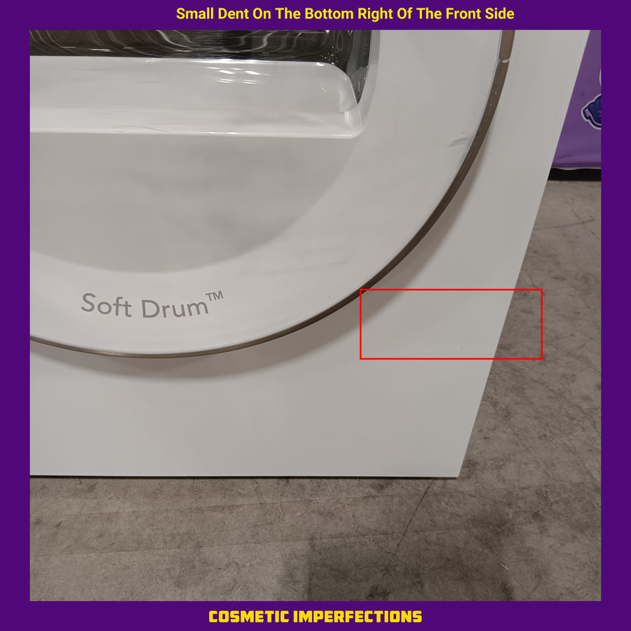 Asko 24 Inch Electric Dryer with 4.1 cu. ft. Capacity, Butterfly™ Drying System, Soft Drum™ Technology, 9 Drying Programs, Anti-Crease Mode, and Delay Start T208V.W - Scratch & Dent (Minor)