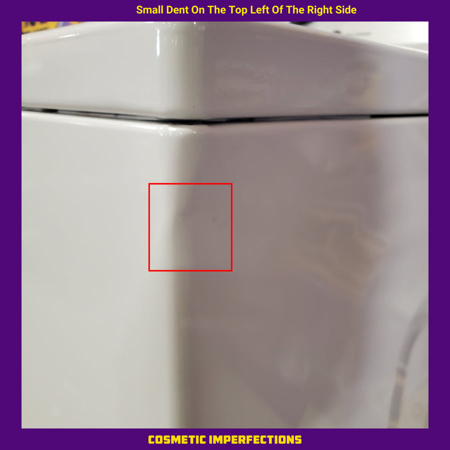 Maytag 4.2-cu ft High Efficiency Agitator Medium Top-Load Washer in White MVWC565FW - Scratch & Dent (Moderate)