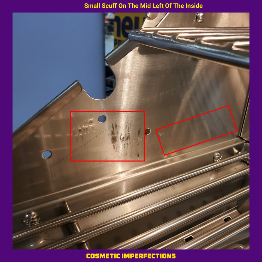 Coyote 42 Inch Built-In Grill with 5 Infinity Burners™, 1275 sq. in. Cooking Surface, Interior Grill Lighting and Integrated Wing Guard C2C42NG - Scratch & Dent (Minor)