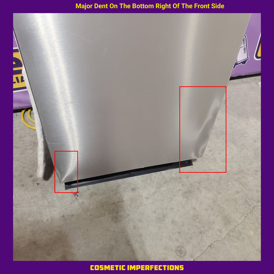 Frigidaire Gallery 24-in Top Control Built-in Dishwasher, OrbitClean Wash System, 51-Decibel in Stainless Steel GDHH4527AF - Scratch & Dent (Moderate)