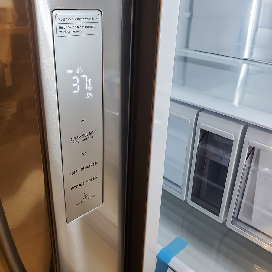 Midea Energy Star 29 cu. ft. OneTouch AutoFill™ French Door Refrigerator in Stainless Steel 22442649 - MRF29D9BST - Scratch & Dent (Moderate)