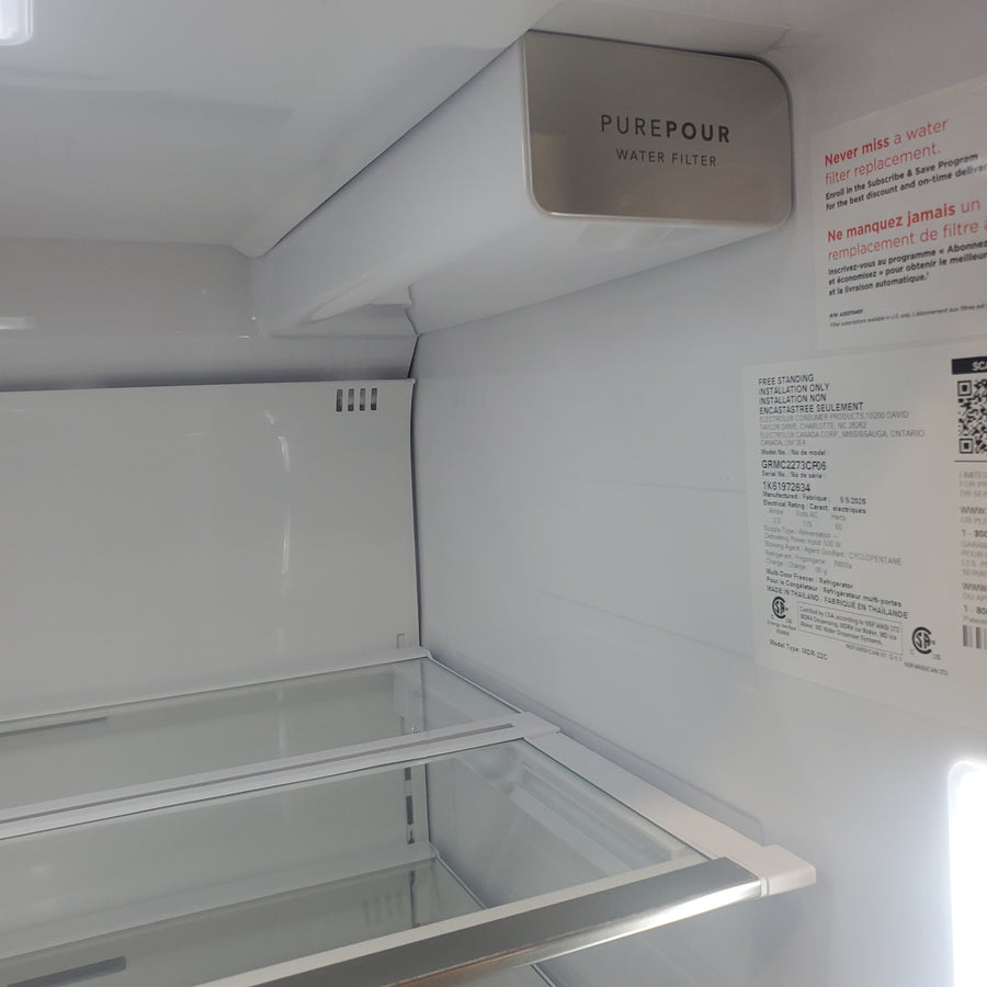Frigidaire Gallery 22 Cu. Ft. 4-Door Counter-depth French Door Refrigerator with Ice Maker (Fingerprint Resistant Stainless Steel) ENERGY STAR GRMC2273CF - Open Box