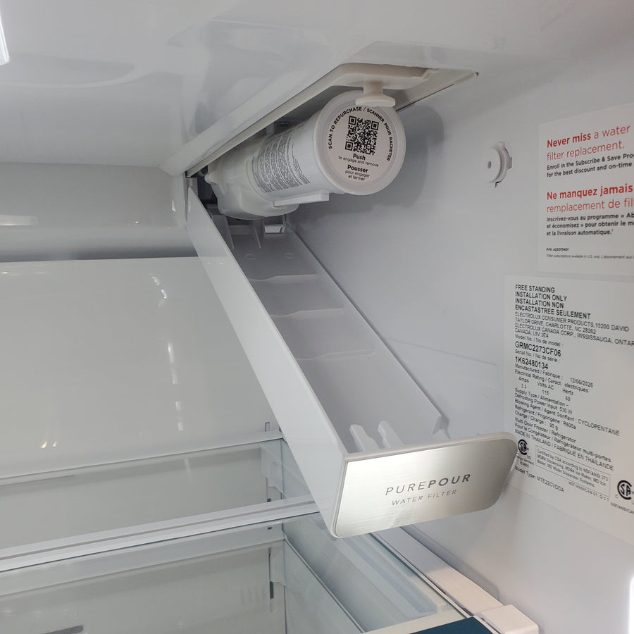 Frigidaire Gallery 22 Cu. Ft. 4-Door Counter-depth French Door Refrigerator with Ice Maker (Fingerprint Resistant Stainless Steel) ENERGY STAR GRMC2273CF - Open Box