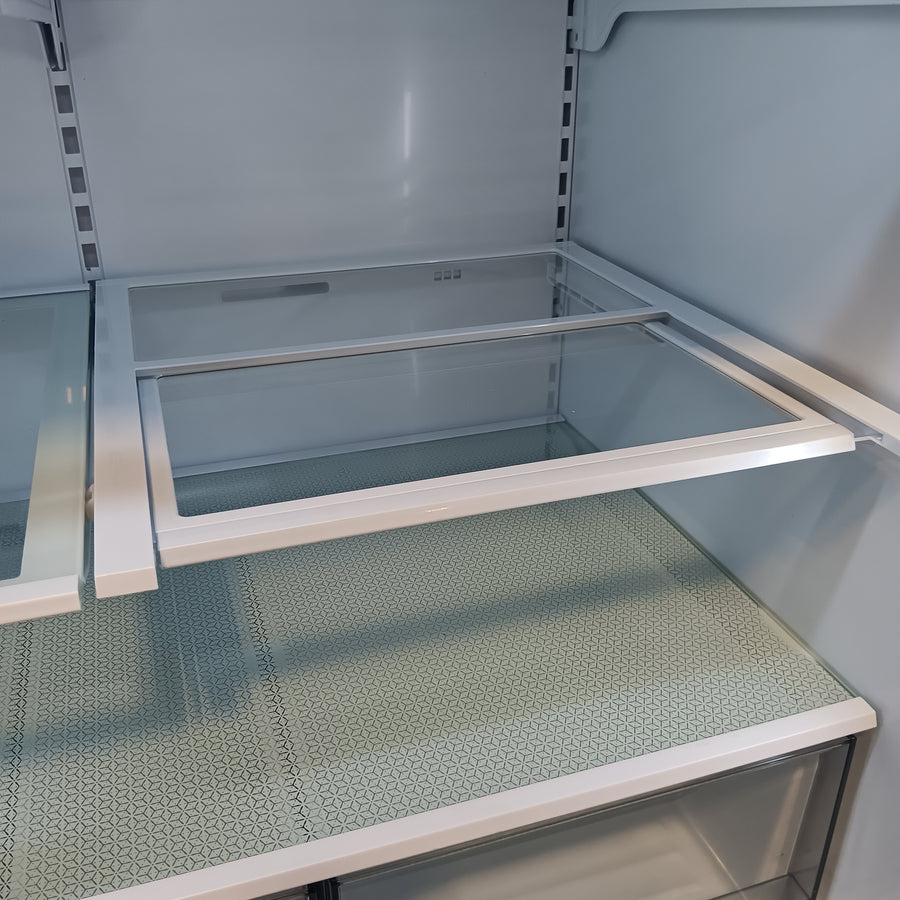 Hisense PureFlat 25.6-cu ft 4-Door Smart French Door ENERGY STAR Refrigerator in Stainless Steel with Ice Maker, Water and Ice Dispenser HRM260N6TSE - Scratch & Dent (Minor)