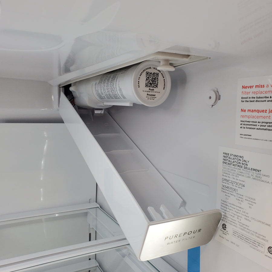 Frigidaire Gallery 22 Cu. Ft. 4-Door Counter-depth French Door Refrigerator with Ice Maker (Fingerprint Resistant Stainless Steel) ENERGY STAR 22421732 - GRMC2273CF - Scratch & Dent (Moderate)
