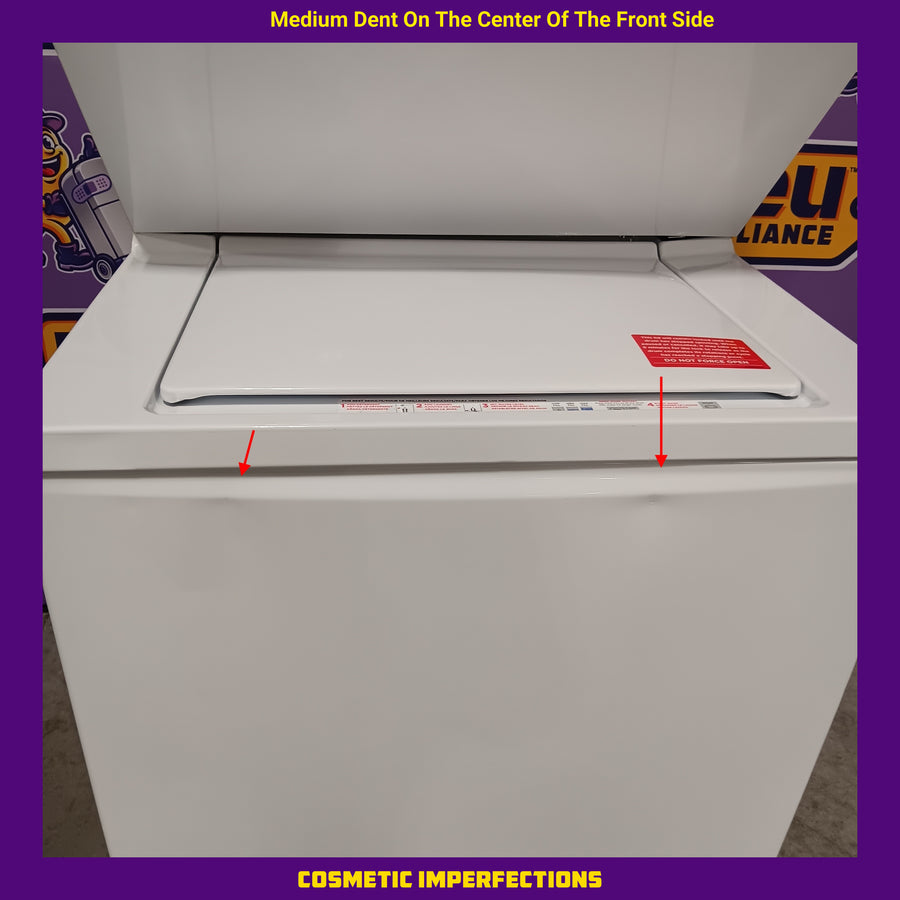 Frigidaire Electric Washer/Dryer Laundry Center - 3.9 Cu. Ft Washer and 5.5 Cu. Ft. Dryer 22442629 - FLCE7522AW - Scratch & Dent (Moderate)