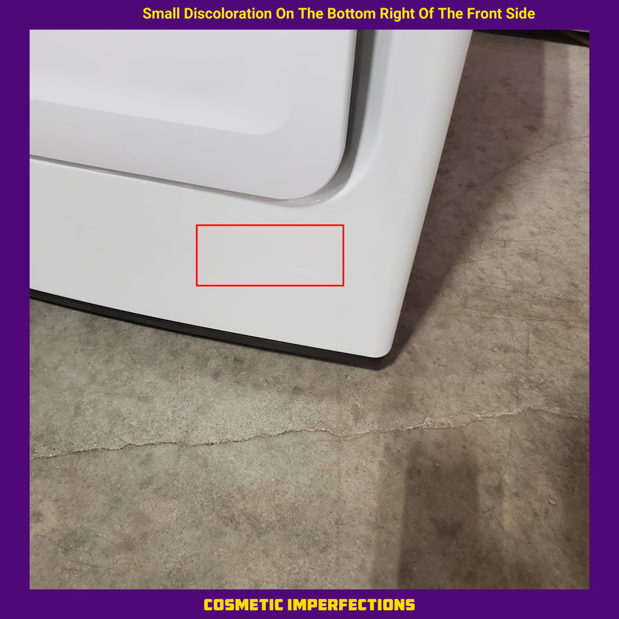 Samsung 7.2 cu. ft. Electric Dryer with Sensor Dry in White DVE45T3200W - Scratch & Dent (Minor)
