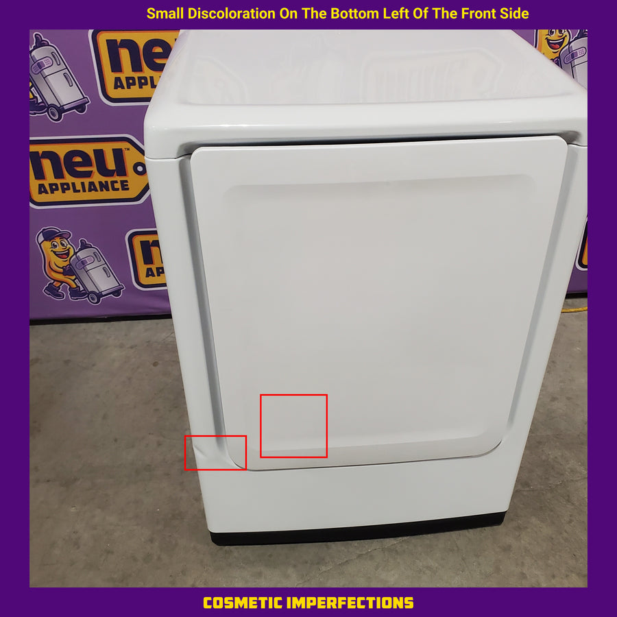 Samsung White Extra Large 7.4 Cu. Ft. Capacity with Sensor Dry 3511230 - DVE50R5200W - Certified Refurbished