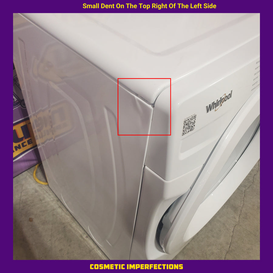 Whirlpool 7.4 cu. ft. ENERGY STAR® Front Load Electric Dryer with Wrinkle Shield™ Option 22521665 - WED4720RW - Scratch & Dent (Minor)