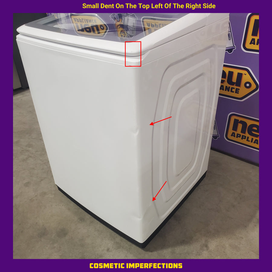 Samsung ENERGY STAR 5.0 cu. ft. Top Load Washing Machine with Active Water Jet WA50R5200AW - Certified Refurbished