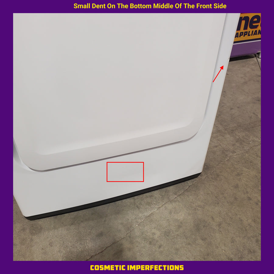 Samsung 7.2 cu. ft. Electric Dryer with Sensor Dry in White DVE45T3200W - Scratch & Dent (Minor)
