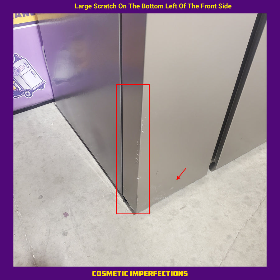 Hisense 29.1 cu. ft. Standard Depth Side by Side Refrigerator Stainless Steel HRS290P5FSE - Scratch & Dent (Moderate)