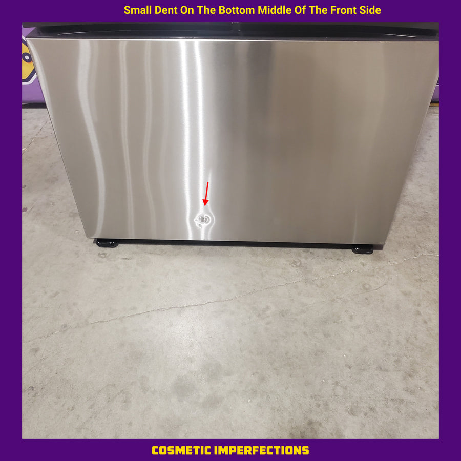 Samsung Bespoke AI Counter-Depth Sphere Ice 26-cu ft 36-in Wide French Door Refrigerator with Dual Ice Maker (Fingerprint Resistant Stainless Steel) ENERGY STAR Certified RF70F27SER - Scratch & Dent (Moderate)