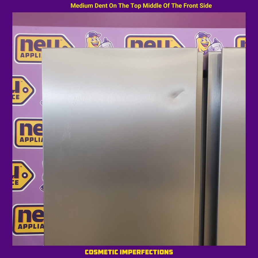 Hisense 29.1 cu. ft. Standard Depth Side by Side Refrigerator Stainless Steel HRS290P5FSE - Scratch & Dent (Moderate)