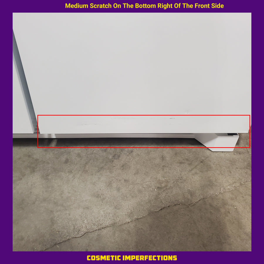 Frigidaire 25.6 cu. ft. Side by Side Refrigerator in White with Exterior Ice and Water Dispenser FRSS2623AW - Scratch & Dent (Minor)