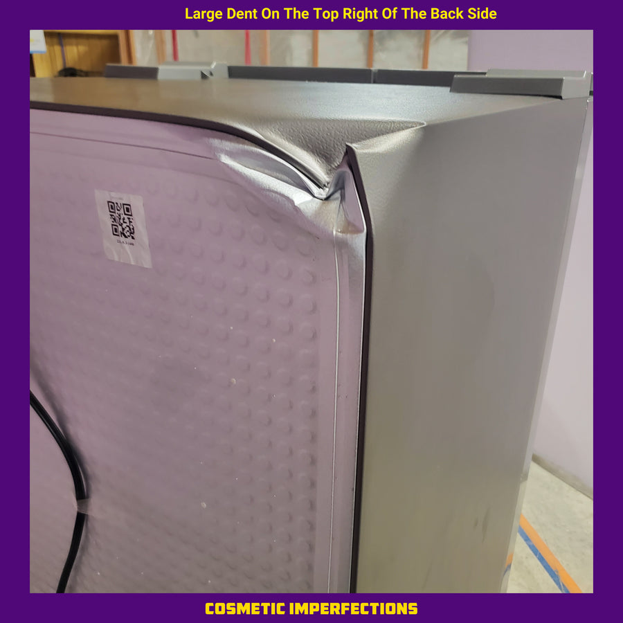 Samsung 27.4-cu ft Side-by-Side Refrigerator with Ice Maker in Fingerprint Resistant Stainless Steel RS27T5200SR - Scratch & Dent (Minor)