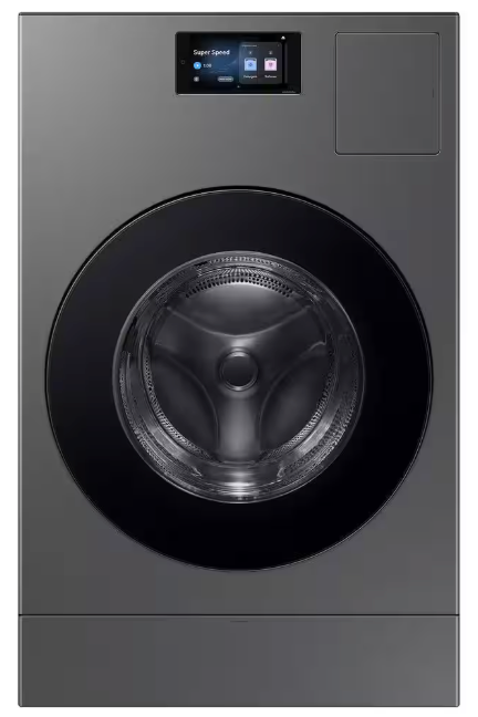 Pictures of Samsung 5.3 cu. ft. Bespoke AI Laundry Vented Combo™ All-in-One Ultra Capacity Washer and Electric Dryer with AI Home in Dark Steel WD90F53AVS - Open Box - Neu Appliance Outlet - Discount Appliance Outlet in Austin, Tx