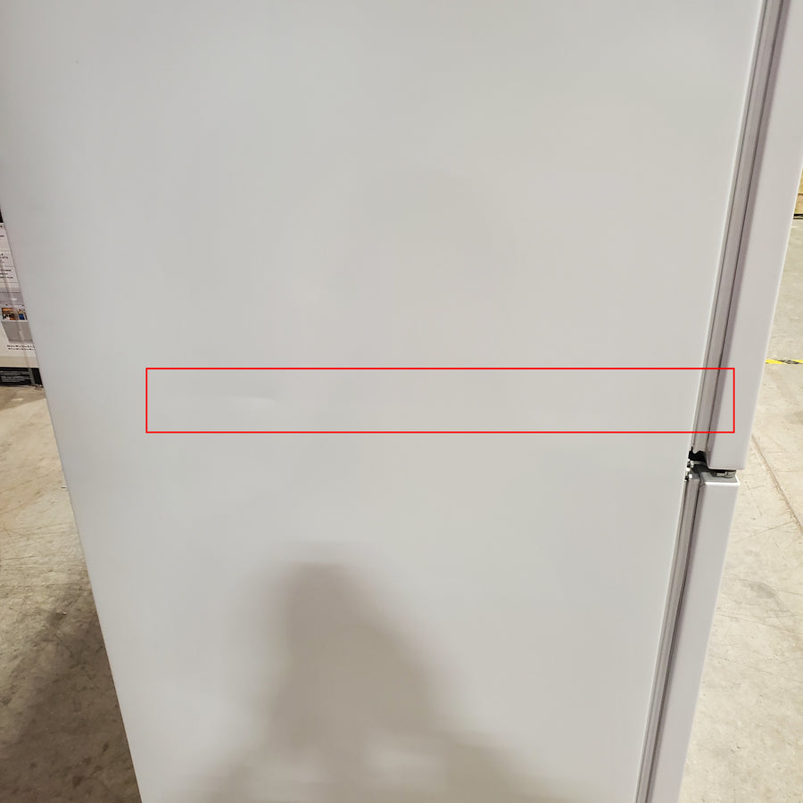 Whirlpool 33" Wide Top Freezer 20.5 cu ft Refrigerator with Ice Maker and Frameless Glass Shelves and Flexi-Slide Bin 22SD026 - WRT311FZDW - Scratch & Dent (Minor)