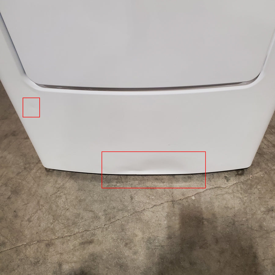 Frigidaire 4.1 Cu. Ft. Top Load Washer with 12 Wash Cycles and Quick Wash Cycle FFTW4120SW - Scratch and Dent (Minor) and Frigidaire 7 Cu. Ft. Electric Dryer in White 16116 - FLVE7523BW - Scratch & Dent (Moderate)