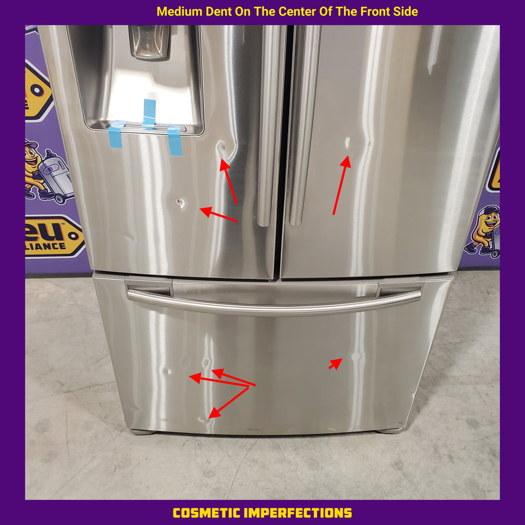 Pictures of Samsung Stainless Steel 23.9 cu ft Counter Depth French Door Refrigerator with Twin Cooling Plus and Cool Select Pantry RFG238AARS - Certified Refurbished - Neu Appliance Outlet - Discount Appliance Outlet in Austin, Tx