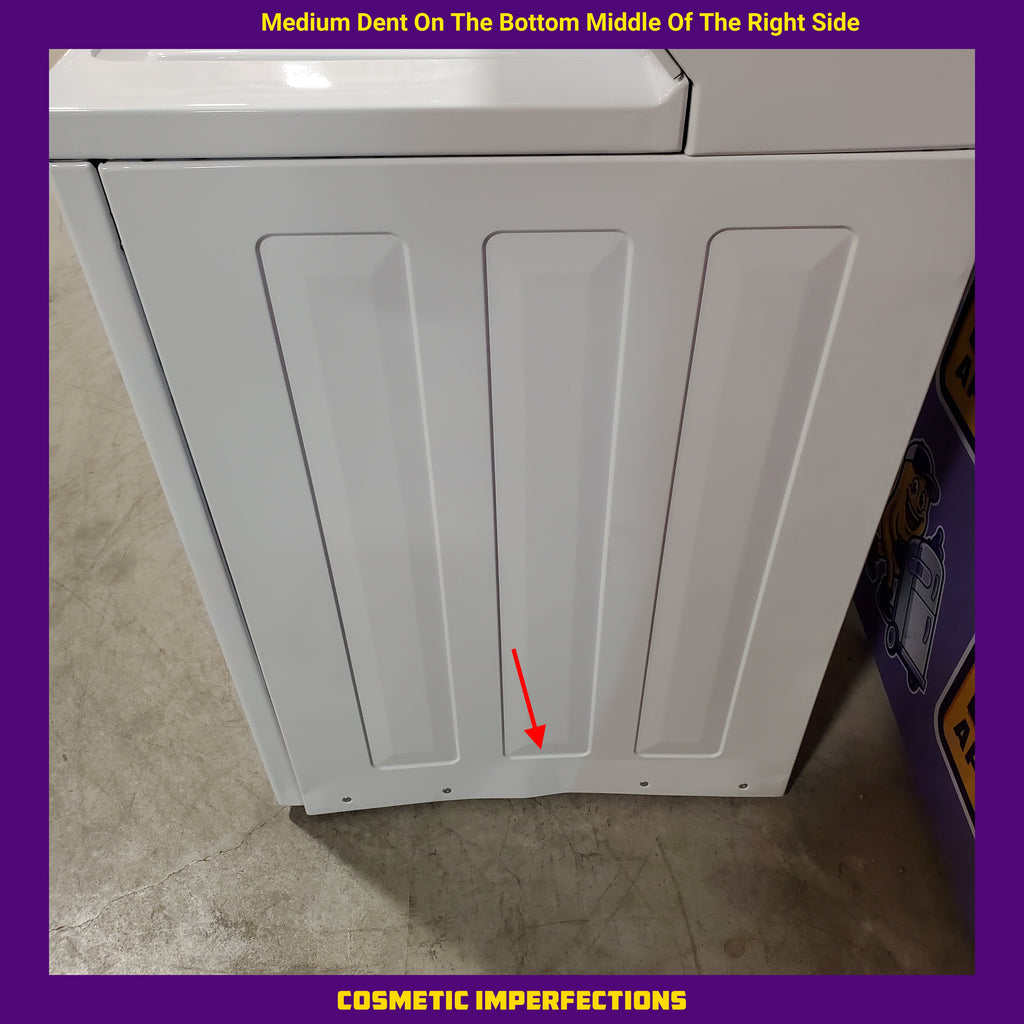 Pictures of Frigidaire Gas Washer/Dryer Laundry Center - 3.9 Cu. Ft Washer and 5.5 Cu. Ft. Dryer FLCG7522AW - Scratch & Dent (Minor) - Neu Appliance Outlet - Discount Appliance Outlet in Austin, Tx