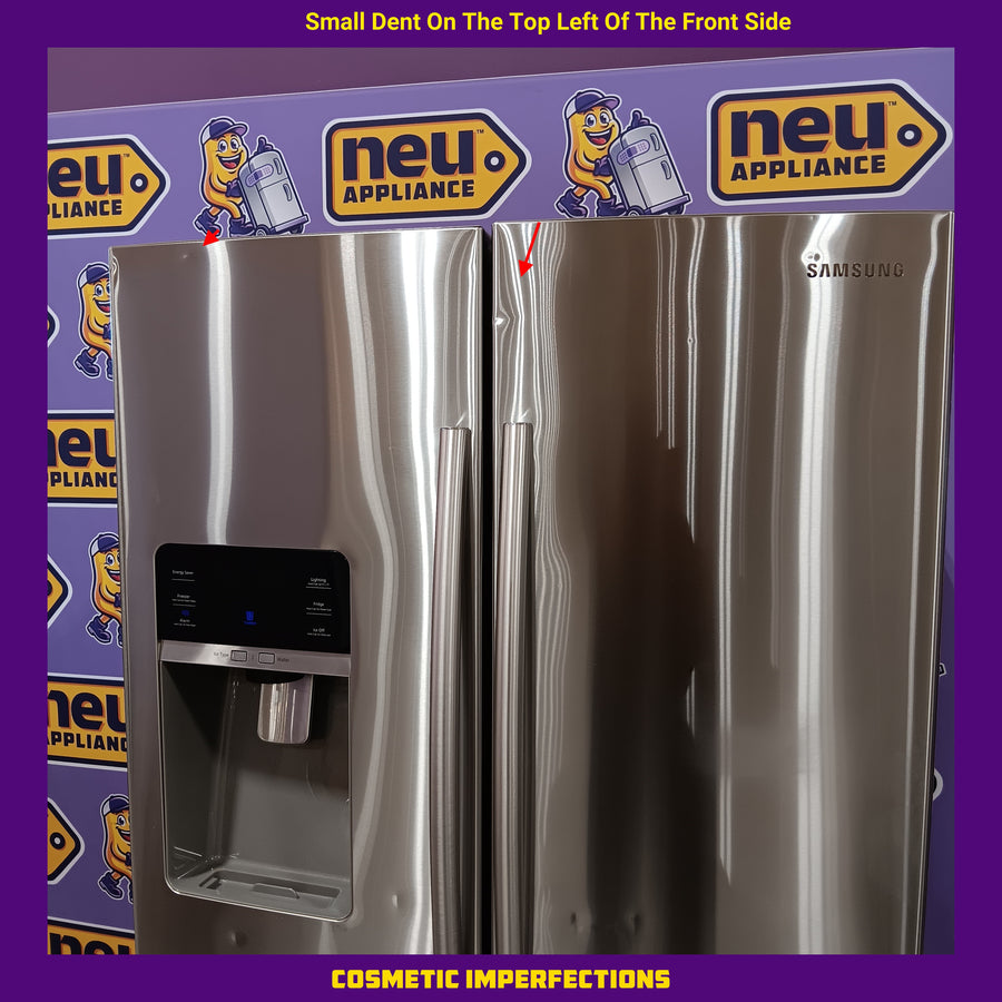 Samsung 28.5 cu. ft. French Door Refrigerator Stainless Steel RFG298HDRS - Certified Refurbished