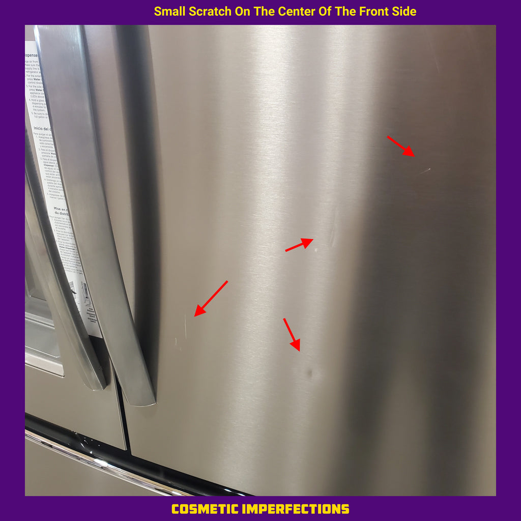 Pictures of Frigidaire Gallery 26 Cu. Ft. Standard-Depth 4-Door French Door Refrigerator in Fingerprint Resistant Stainless Steel - 3SD549 - GRMS2773AF - Scratch & Dent (Minor) - Neu Appliance Outlet - Discount Appliance Outlet in Austin, Tx