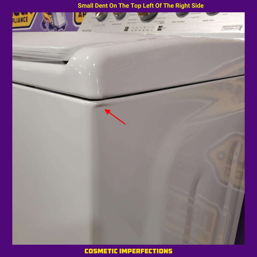 Maytag 4.7 cu. ft. Top Load Washer with Agitator, Pet Pro Option and Extra Power in White 22231SD324 - MTW5605RW - Scratch & Dent (Minor)