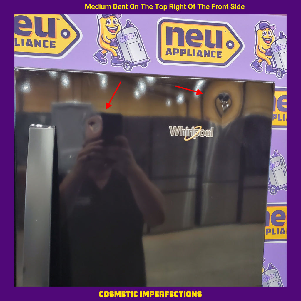 Pictures of Whirlpool 25 cu. ft. French Door Bottom Mount Refrigerator in Black 19SD007 - WRMF3636RB - Scratch & Dent (Minor) - Neu Appliance Outlet - Discount Appliance Outlet in Austin, Tx