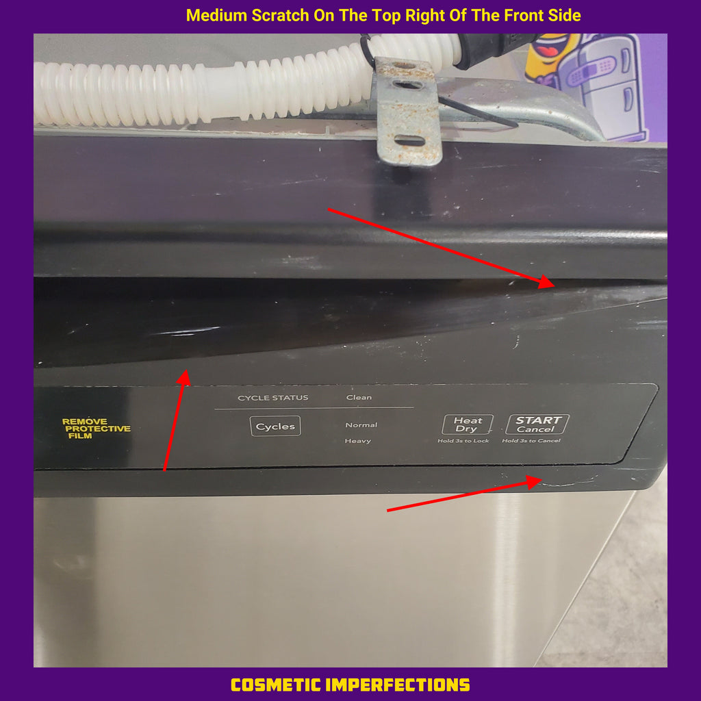 Pictures of 24 in. Stainless Steel Frigidaire Front Control Built In Dishwasher with 5-Level Wash System - Scratch & Dent - Minor - Neu Appliance Outlet - Discount Appliance Outlet in Austin, Tx