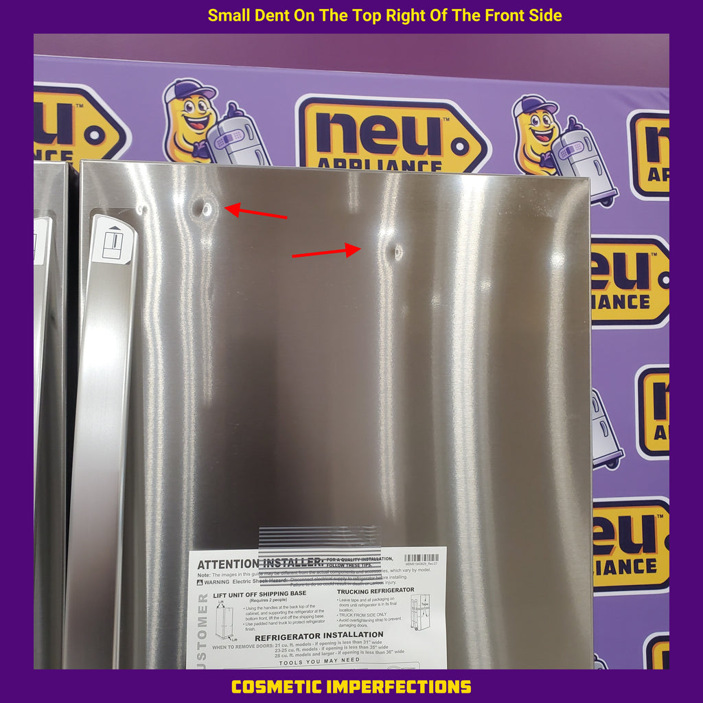 Pictures of Print Proof Stainless Steel 29 cu. ft. Smart Standard-Depth MAX™ 4-Door French Door Refrigerator with Full-Convert Drawer™ 3SD678 - LF29H8330S - Scratch & Dent - Major - Neu Appliance Outlet - Discount Appliance Outlet in Austin, Tx