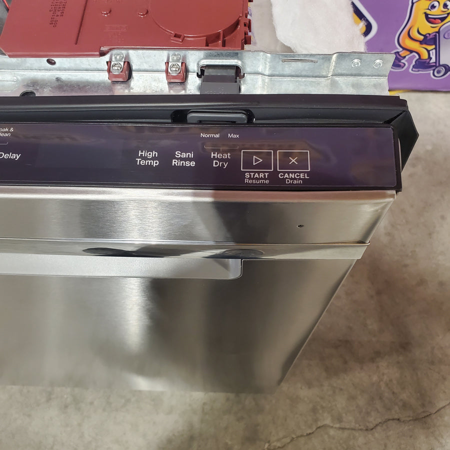Whirlpool® 24-Inch Top Control Dishwasher with Total Coverage Wash and Auto Open Air Dry in Fingerprint Resistant Stainless Steel 22142776 - WDPS8024SZ - Scratch & Dent (Moderate)
