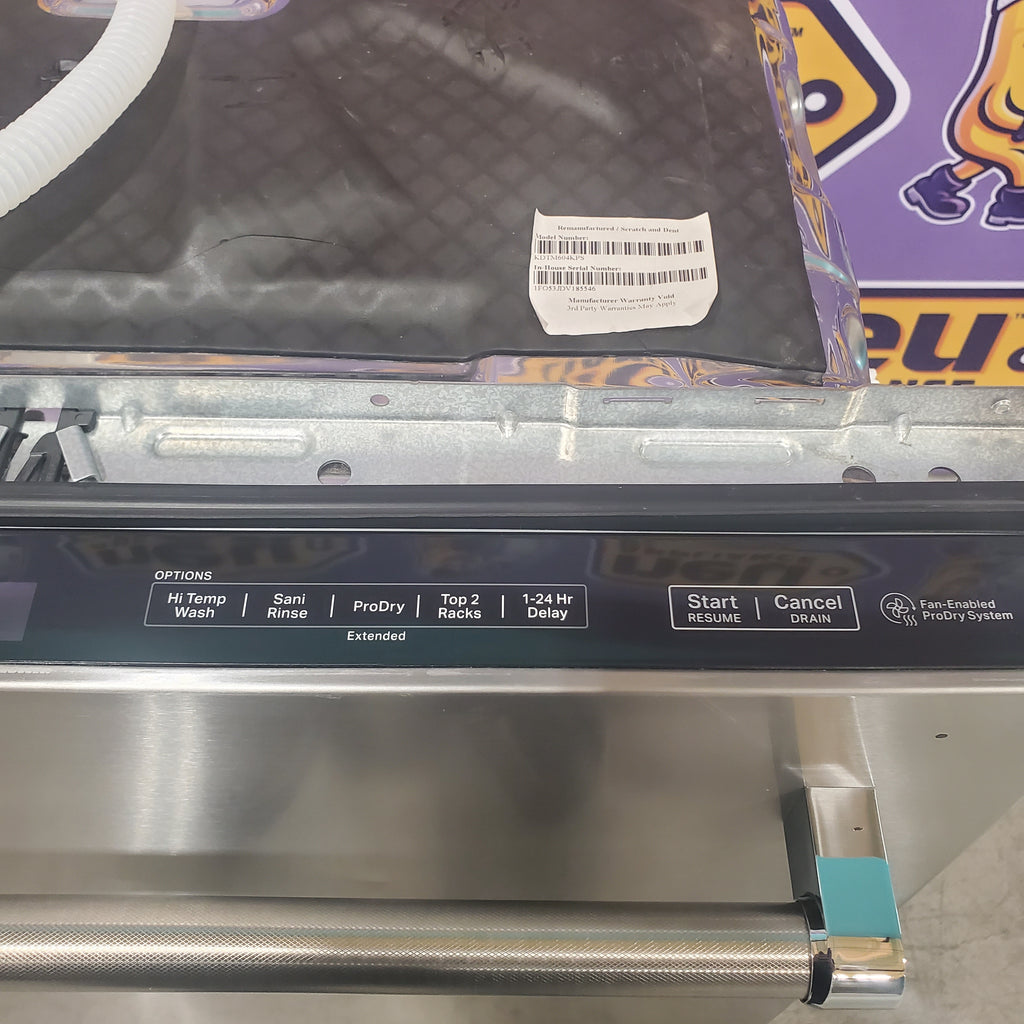 Pictures of KitchenAid 24-inch Top Control Dishwasher in PrintShield Stainless Steel with 3rd Level Rack-KDTM604KPS-Scratch and Dent(Minor) - Neu Appliance Outlet - Discount Appliance Outlet in Austin, Tx