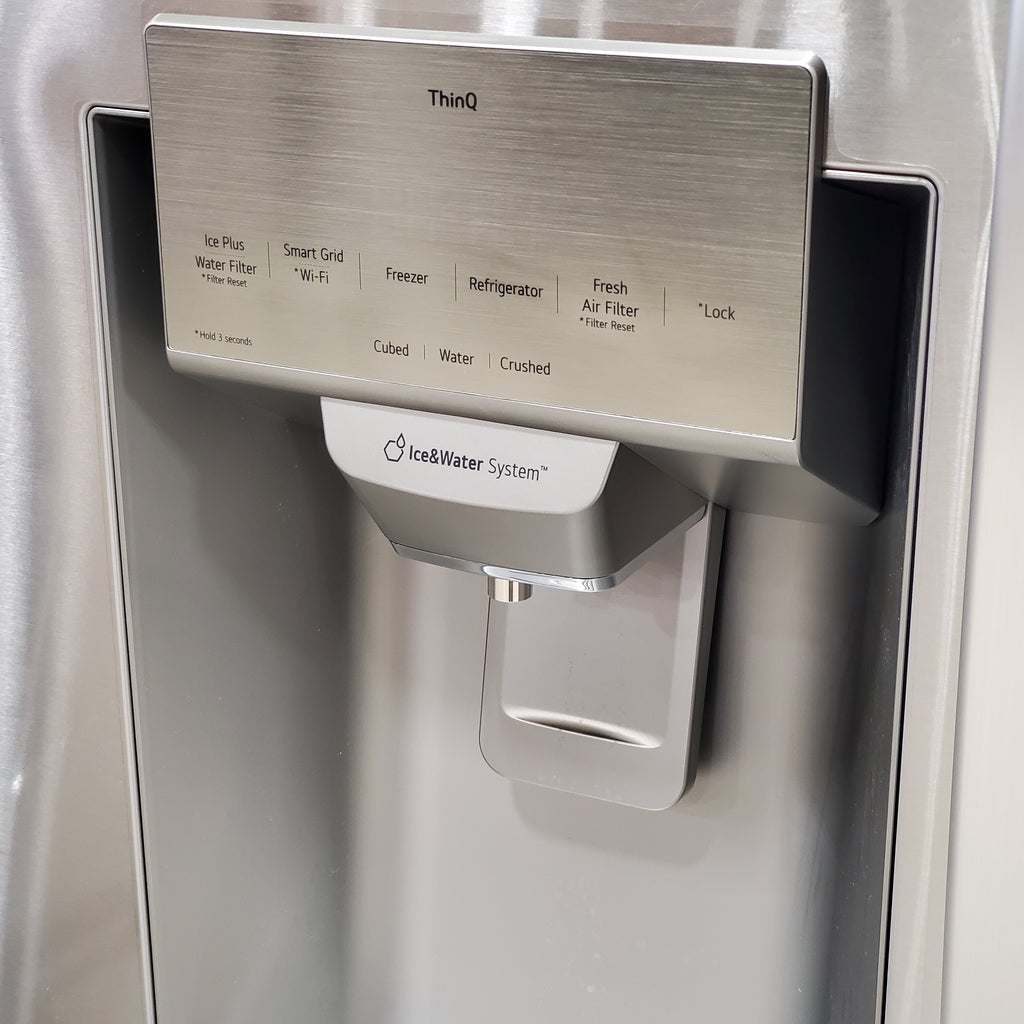 Pictures of LG 28 cu. ft. Standard-Depth 4-Door French Door with Double Freezer and Ice & Water Dispenser 3SD679 - LMXS28626S - Scratch & Dent (Minor) - Neu Appliance Outlet - Discount Appliance Outlet in Austin, Tx