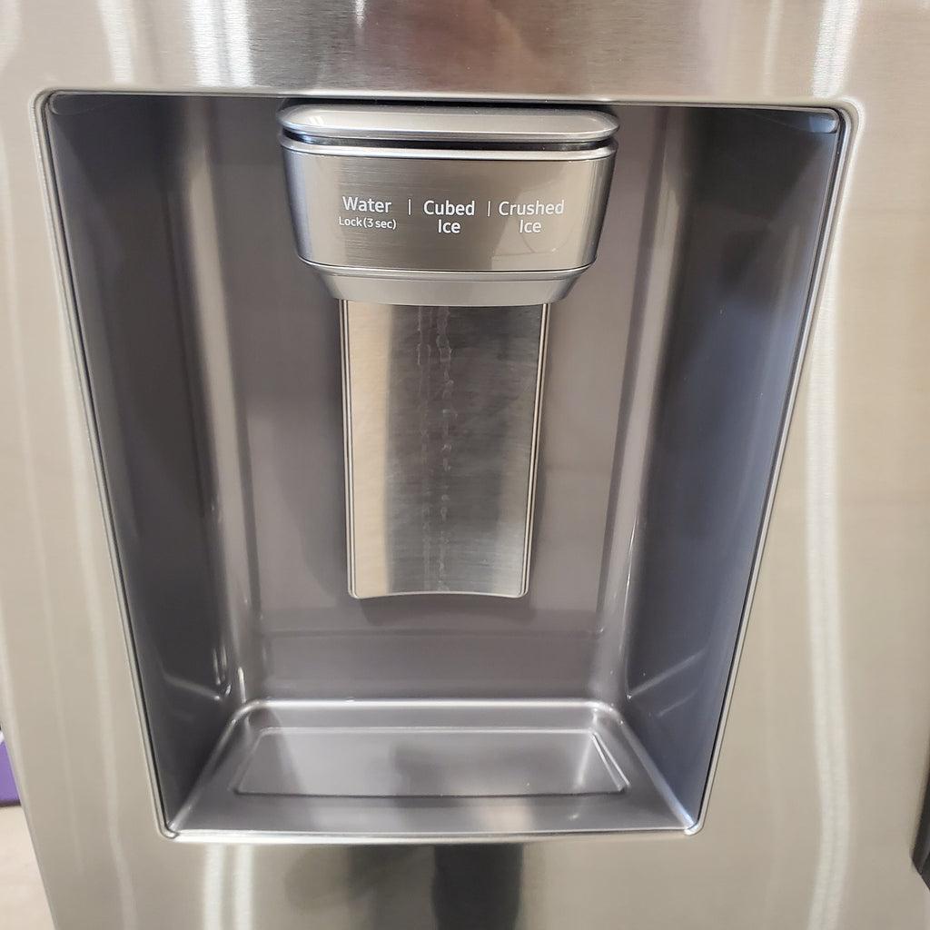 Pictures of Samsung 28 cu. ft. 4-Door French Door Refrigerator with FlexZone™ Drawer in Stainless Steel RF28R7201SR - Open Box - Neu Appliance Outlet - Discount Appliance Outlet in Austin, Tx