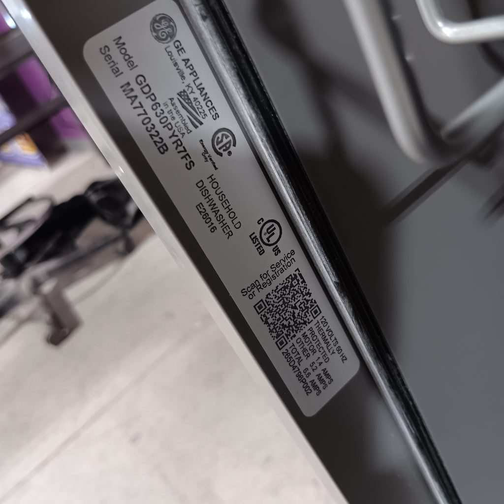 Pictures of GE® ENERGY STAR® Top Control with Plastic Interior Dishwasher with Sanitize Cycle & Dry Boost GDP630PYRFS - New in Box - Neu Appliance Outlet - Discount Appliance Outlet in Austin, Tx