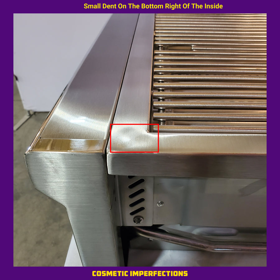 Coyote CL-Series 36-in 4-Burner Built-In Natural Gas Grill w/ Lift-Assist Hood & Safety Valve C3CL36NG - Scratch & Dent (Minor)