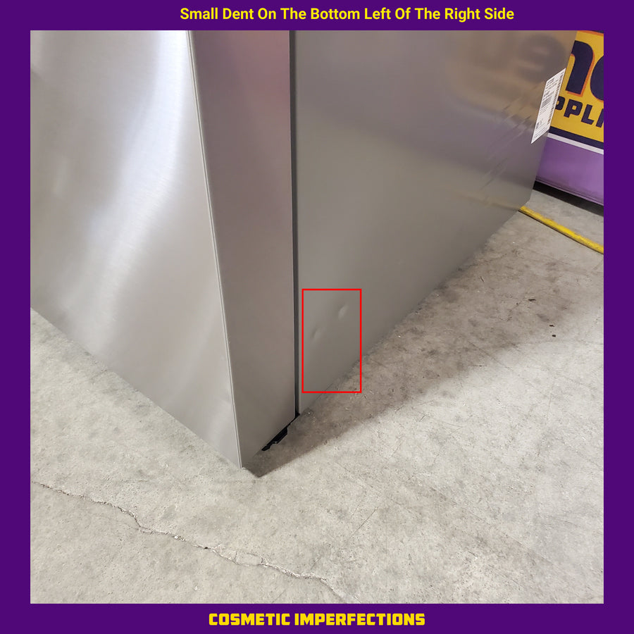LG 27 cu. ft. Standard-Depth, Side-by-side Refrigerator, with Ice and Water and Bar Handle Design LS27T3230S - Scratch & Dent (Minor)
