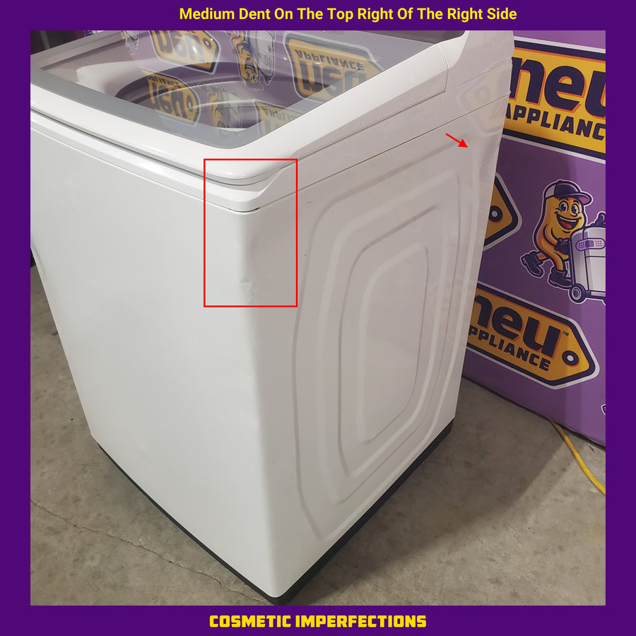Samsung ENERGY STAR 5.0 cu. ft. Top Load Washing Machine with Active Water Jet 3511219 - WA50R5200AW - Certified Refurbished