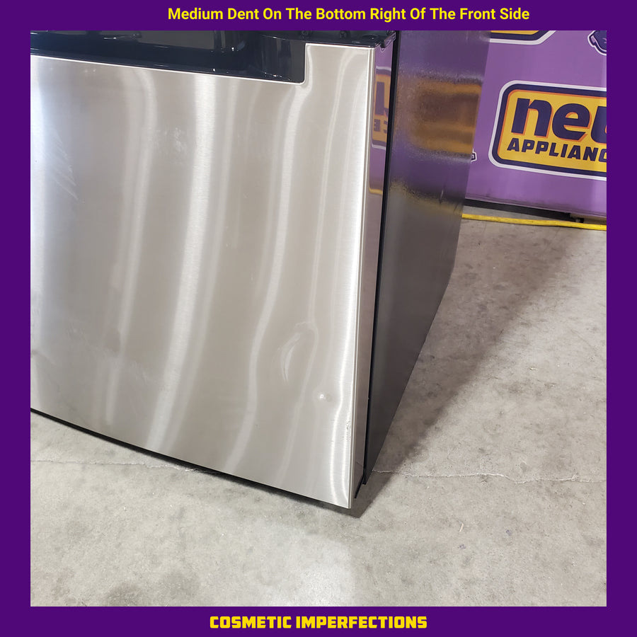 Vissani 18.7 cu. ft. Bottom Freezer Refrigerator in Stainless Steel MDBF18SS - Scratch & Dent (Major)