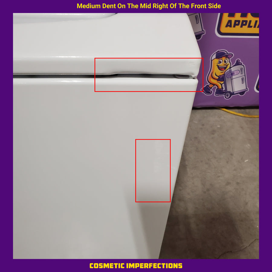 GE 3.8 cu. ft. Washer 5.9 cu. ft. Long Vent Electric Dryer Combo in White GUV27ESSMWW - Certified Refurbished