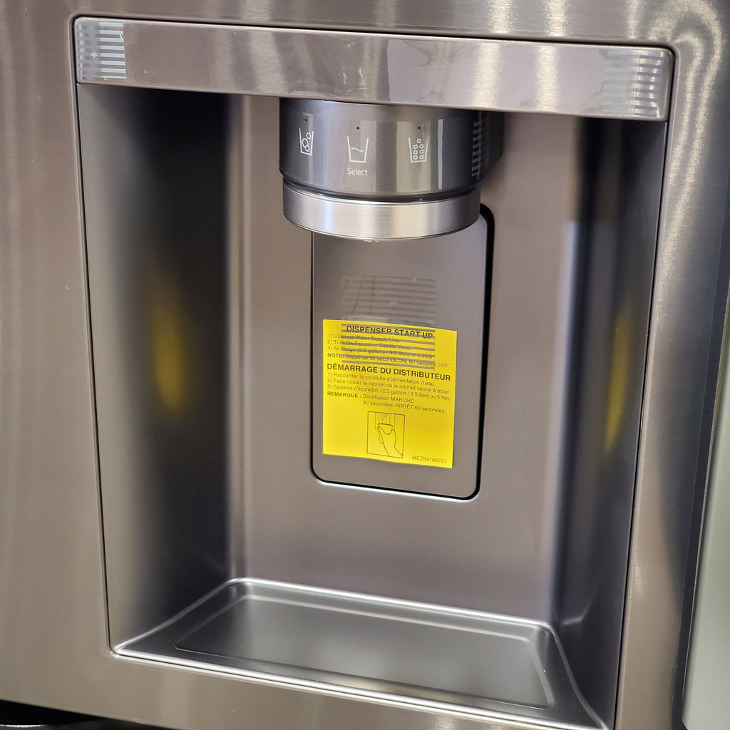 LG 29 cu. ft. Smart Standard-Depth MAX™ 4-Door French Door Refrigerator with Full-Convert Drawer™ 3SD929 - LF29H8330D - Scratch & Dent (Minor)