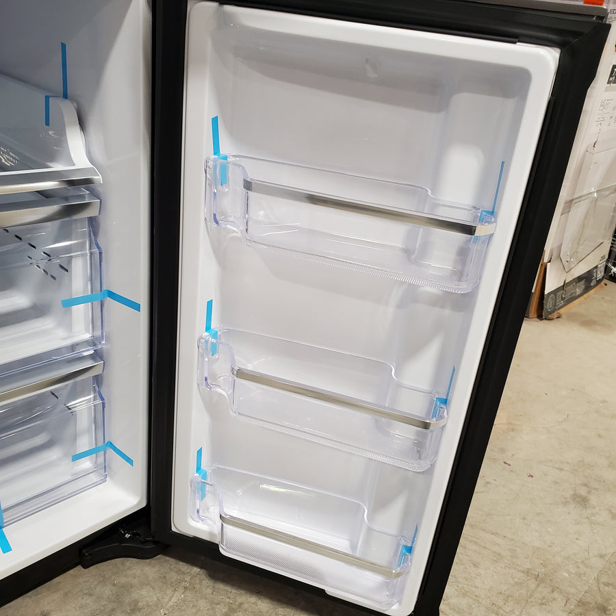 Samsung 23 cu. ft. Counter Depth 4-Door Flex™ Refrigerator with FlexZone™ in Black Stainless Steel RF23J9011SG - Certified Refurbished