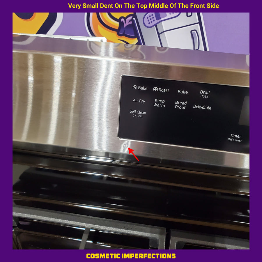 Samsung Smart Freestanding Gas 6.0 Cu. Ft. Range with No Preheat Air Fry and Convection in Stainless Steel 22131SD83 - NX60A6511SS - Open Box